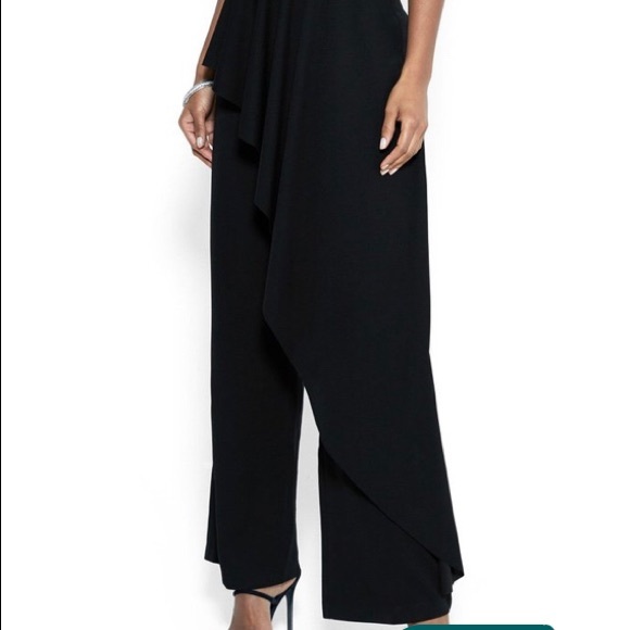 HALTER ASYM RUFFLE JUMPSUIT - Picture 6 of 9